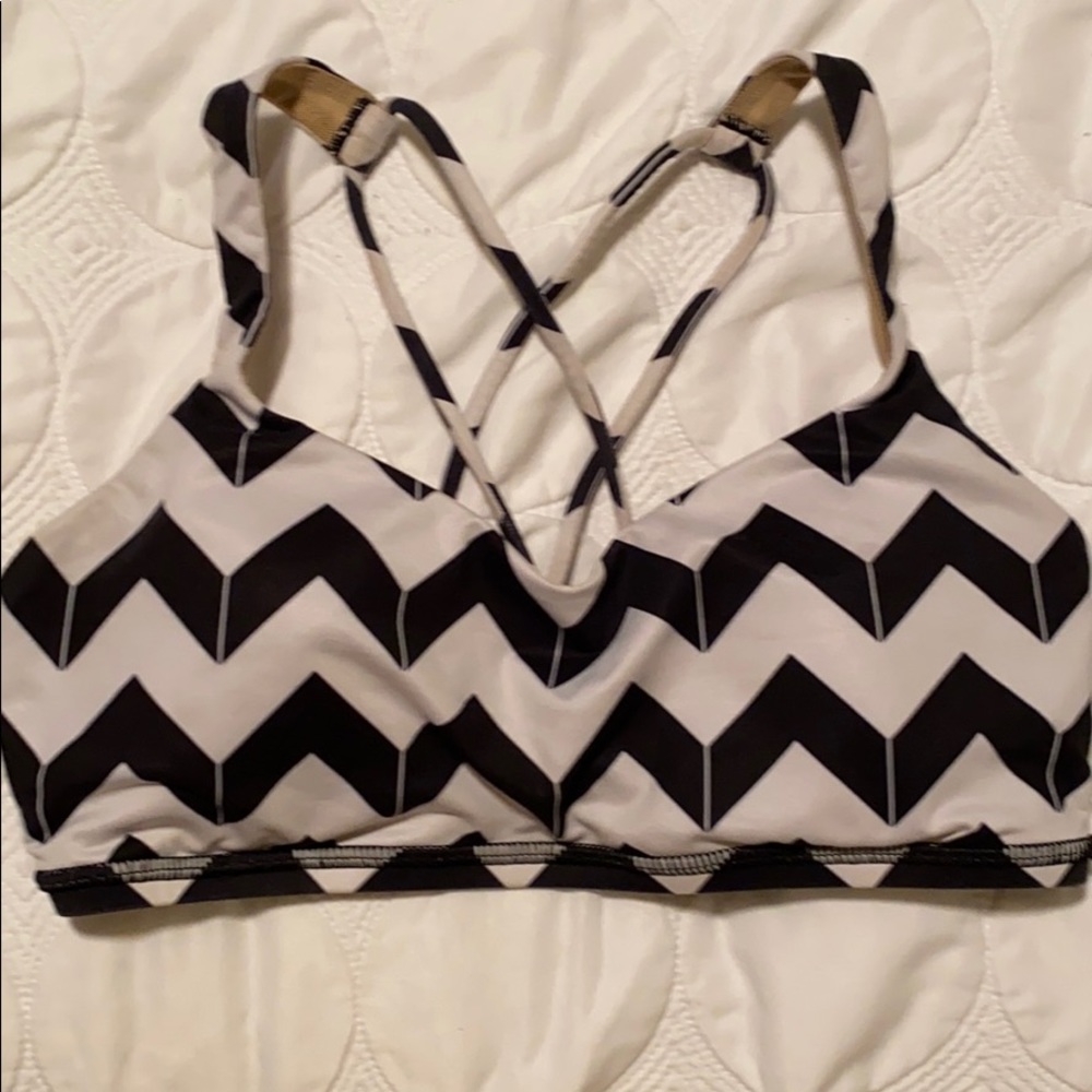 Lululemon Chevron Free to Be Bra